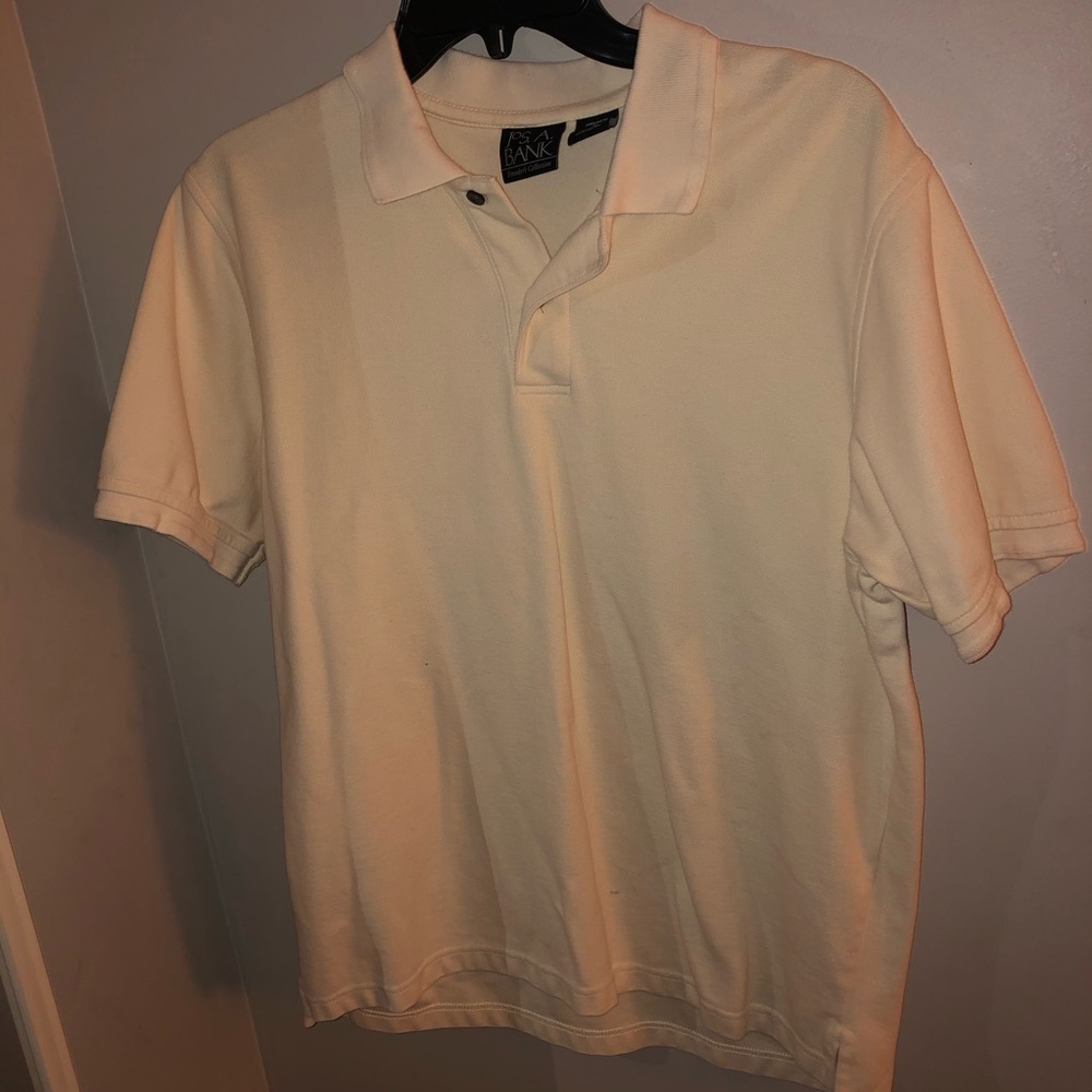 cream jos. a. bank polo